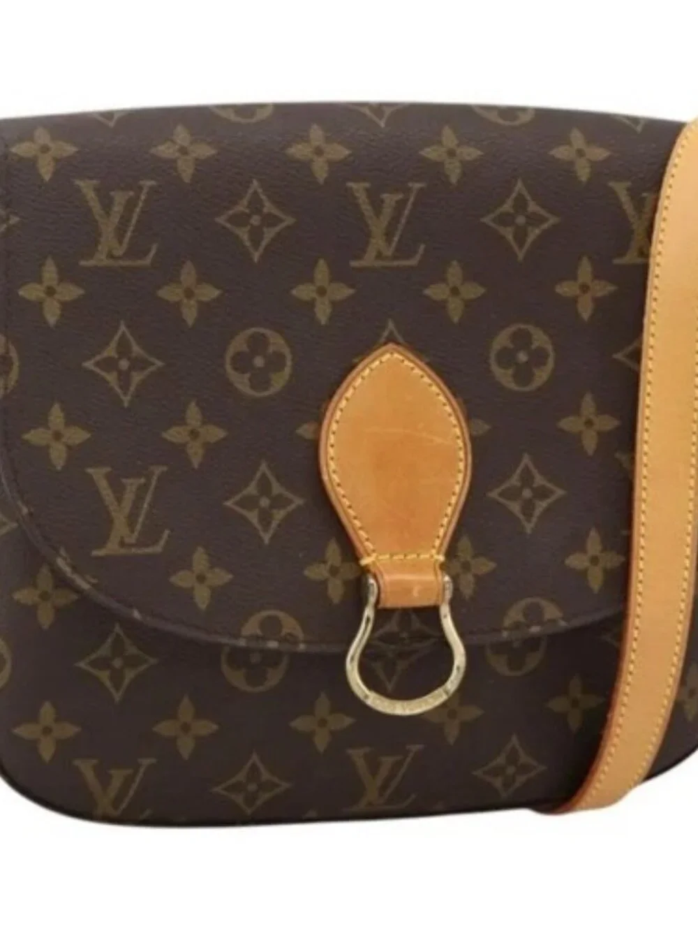 LOUIS VUITTON Monogram Saint Cloud GM Shoulder Bag M51242 LV Auth am11219